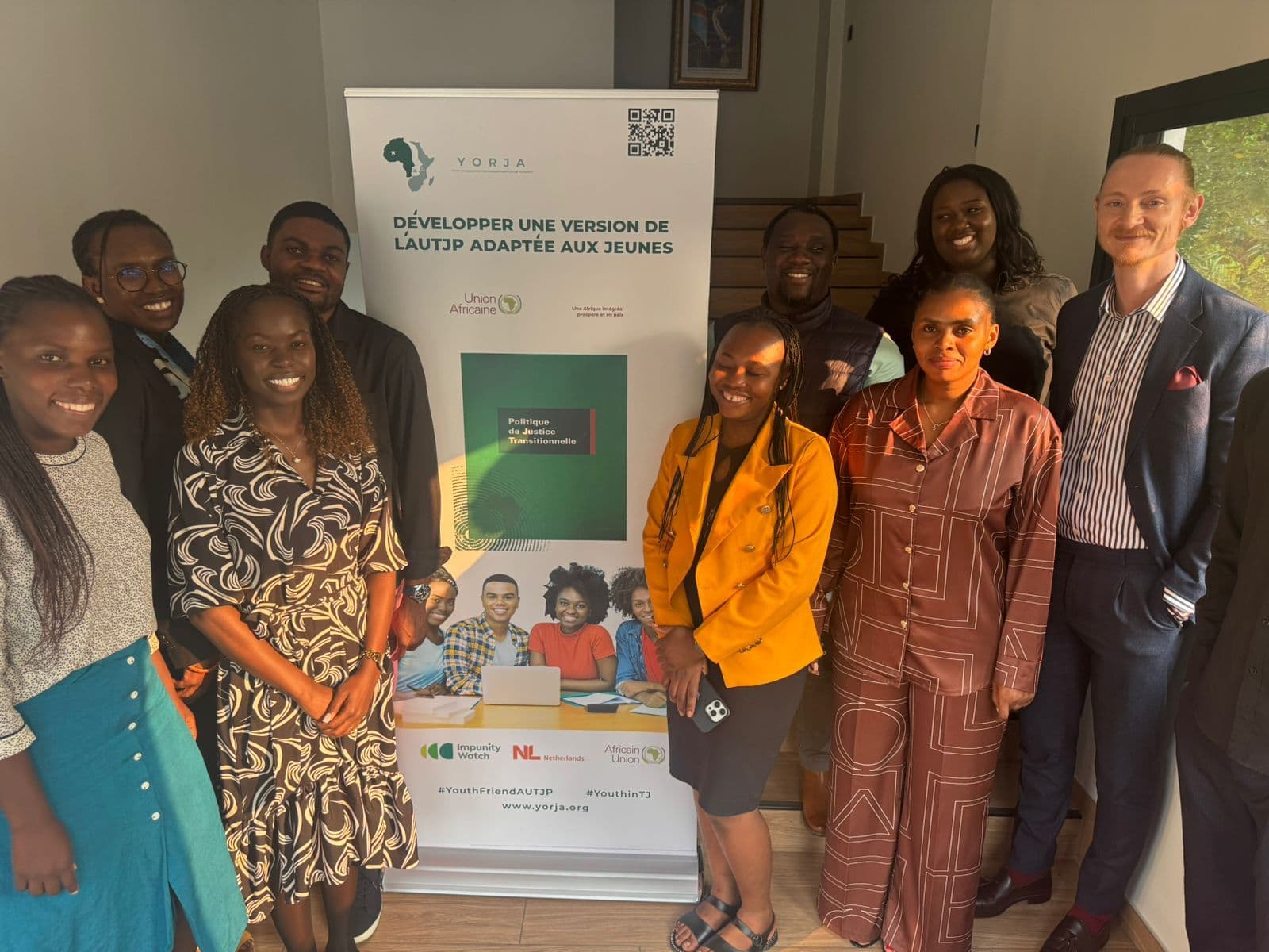 Youth and civil society delegates at the AUTJP training in Kampala, Uganda